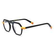 Geometric Acetate Glasses LE3041 - Black