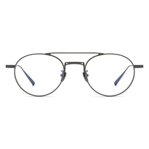 Aviator Glasses Men - Sleek and Durable Titanium Gunmetal Glasses LE3039