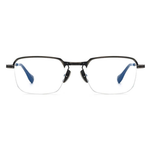 Half Rim Titanium Glasses LE3042 - Gray