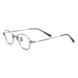 Oval Titanium Glasses LE3081 - Silver