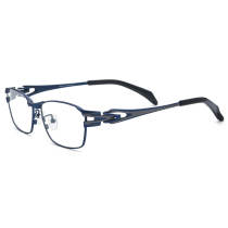 Rectangle Titanium Glasses LE3051 - Blue