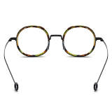 Round Titanium Glasses LE3082 - Black