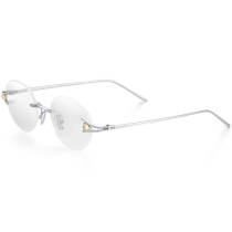 Round 925 Silver Glasses LE3083 - Yellow & Silver Round 925 Silver Glasses LE3083 - Yellow & Silver