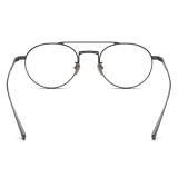 Aviator Glasses Men - Sleek and Durable Titanium Gunmetal Glasses LE3039