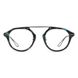 Trendy Round Glasses for Men and Women - LE3052 Blue TortoiseShell