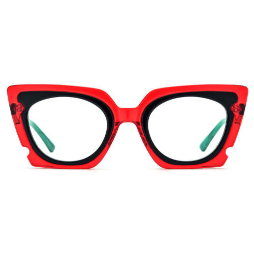 Black Cat Eye Glasses - Stylish and Durable Acetate Glasses LE3032