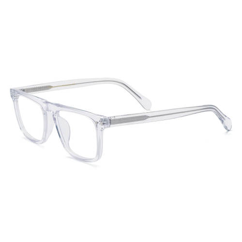 Square Acetate Glasses LE3043 - Clear