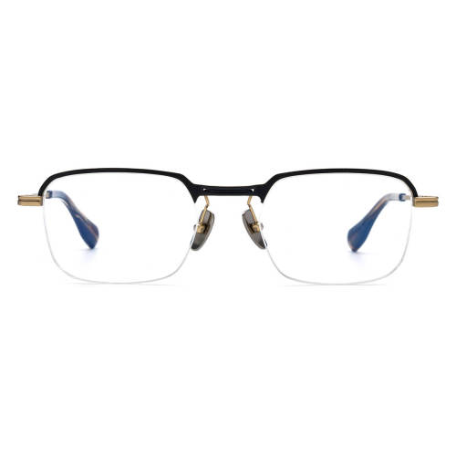 Half Rim Titanium Glasses LE3042 - Black Gold