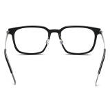 Black Horn Rimmed Eyeglasses - Hypoallergenic, Durable Natural Horn and Titanium