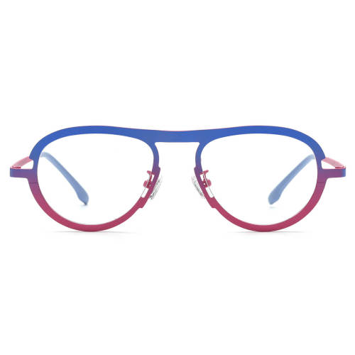 Aviator Titanium Glasses LE3061 - Blue-Red