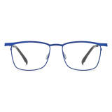 Rectangle Frame Glasses - Elegant Titanium Blue Rectangle Glasses for Men