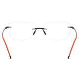 Rimless Titanium Glasses LE3076 - Black