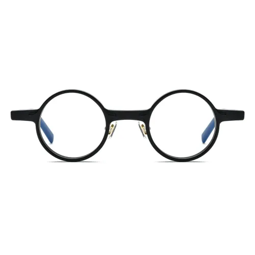 Black Round Glasses - Stylish Acetate Frames for Everyday Comfort