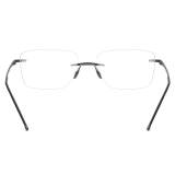 Rimless Titanium Glasses LE3076 - Gunmetal
