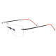 Rimless Titanium Glasses LE3076 - Black