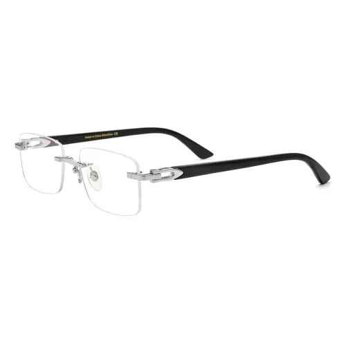 Black Frame Glasses LE0710 - Premium Horn Rimmed Rimless Design for Maximum Comfort