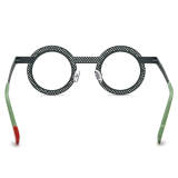 Round Titanium Glasses LE3074 - Gray