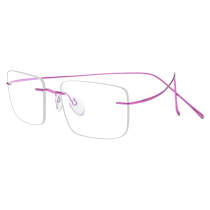 Flexible Rimless Titanium Glasses LE3065 - Pink Flexible Rimless Titanium Glasses LE3065 - Pink