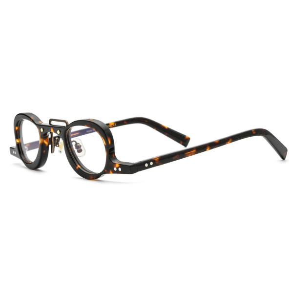 Round Acetate Glasses LE3010 - Tortoise