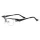 Black Frames Browline Glasses LE0580 – Hypoallergenic Titanium Design with Adjustable Nose Pads