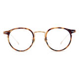 Yellow Glasses LE0540 – Hypoallergenic Titanium Design with Yellow TortoiseShell and Gold Accents
