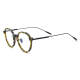 Geometric Glasses LE0697 – Hypoallergenic Titanium Tortoise Shell Design for Durability and Comfort