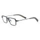 Mens Black Glasses LE0687 – Titanium Browline Design for All Genders