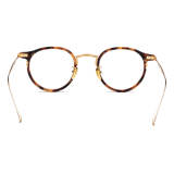 Yellow Glasses LE0540 – Hypoallergenic Titanium Design with Yellow TortoiseShell and Gold Accents