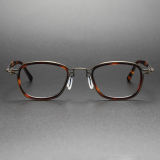 Tortoiseshell Glasses LE0448: Elegant TortoiseShell & Bronze, Progressive Lenses