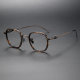 Square Titanium Glasses LE1122_Tortoise & Bronze