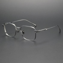 Square Titanium Glasses LE1110_Silver