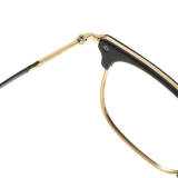 Browline Titanium Glasses LE1111_Black & Gold