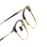 Browline Titanium Glasses LE1111_Black & Gold