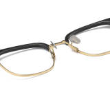 Browline Titanium Glasses LE1111_Black & Gold