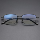 Rectangle Titanium Glasses LE1135_Black