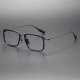 Browline Titanium & Acetate Glasses LE1136_Blue Tortoise & Bronze