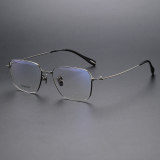 Geometric Titanium Glasses LE1148_Gunmetal