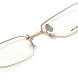 Half Rim Titanium Glasses LE1303_Gold