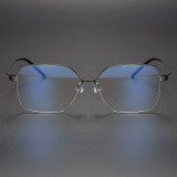 Geometric Titanium Glasses LE1299_Black Front View