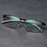 Rectangle Metal Glasses LE1312_Black