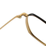 Geometric Titanium Glasses LE1322_Black & Gold