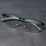 Half Rim Metal Glasses LE1314_Black