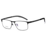 Rectangle Metal Glasses LE1312_Black