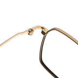 Square Titanium Glasses LE1296_Black & Gold