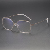 Geometric Titanium Glasses LE1299_Gold