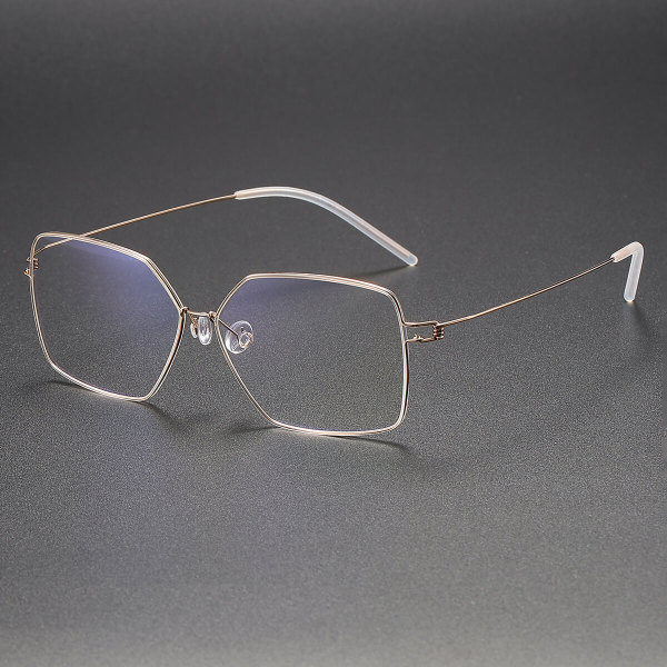 Geometric Titanium Glasses LE1299_Gold