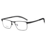Rectangle Metal Glasses LE1315_Black