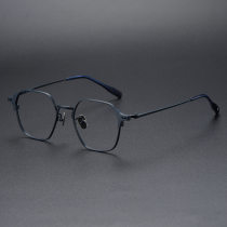 Geometric Titanium Glasses LE1293_Blue