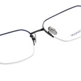 Half Rim Titanium Glasses LE1282_Black