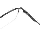Half Rim Titanium Glasses LE1282_Black